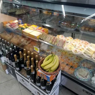 a variety of food items