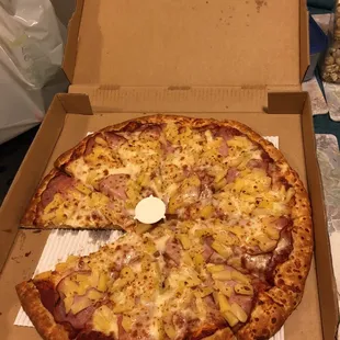 Ham and pineapple