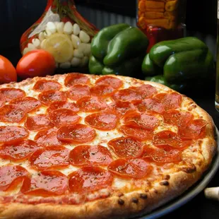 pizza, food