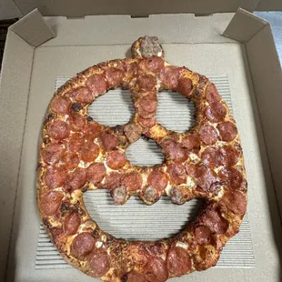 Pepperoni Pumpkin Pizza