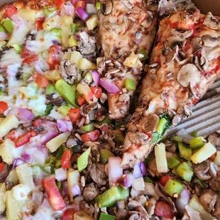 I can't resist pipping  hot veggies cheese pizza, $28.99. Happy Sunday 7/21/24