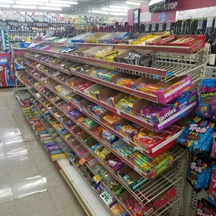 a grocery aisle