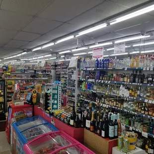 Wide variety of Liquor beer and Wine