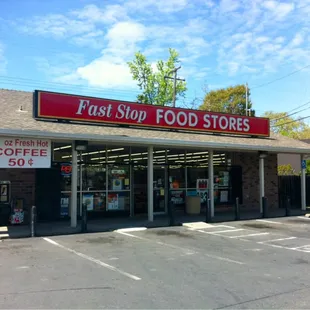 the outside of the store