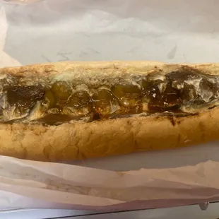 A roast beef poorboy