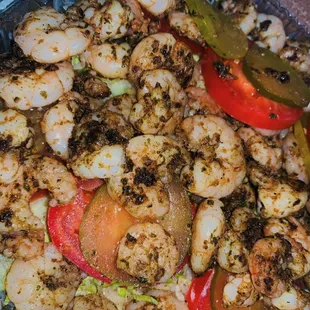 a close up of a plate of food