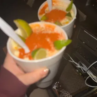 Large 32 oz corn in a cup $10