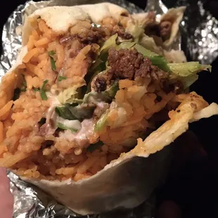 Carne Asada Burrito