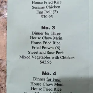 Menu 9/5/22