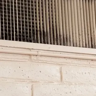 Dust in the return air.