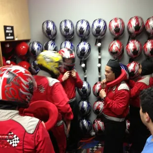 Gearing up in the &quot;locker room&quot;