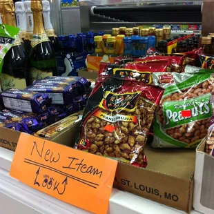 Fiery hot peanuts and tons of other snacks to heighten your boozy adventures!