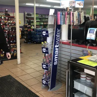 the inside of a grocery store