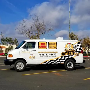 Fastway catering van..