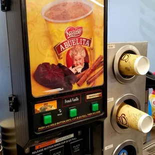 a coffee vending machine