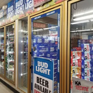 The golden entrance to ice cold beers..
