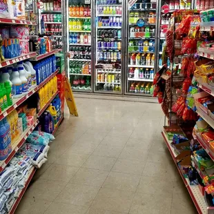 a grocery store with a variety of products