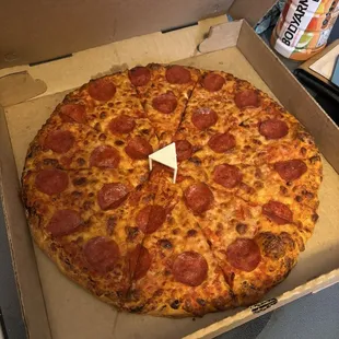 Pepperoni pizza