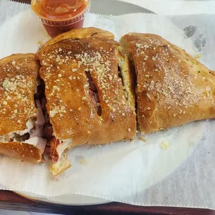 Meat Lovers Stromboli