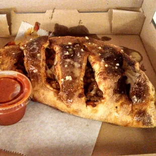 A bangn Carnivore Stromboli!!  So good.