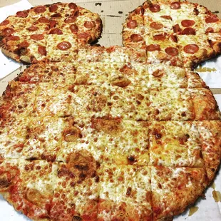 The BEAST Pizza can come in different shapes upon request