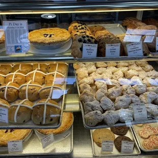 Pies and pastries for sale at Fat Apple's in El Cerrito.