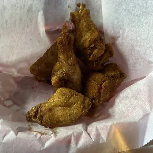 Cajun garlic rub wings