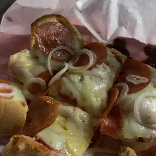 Open-faced Pizza Sub