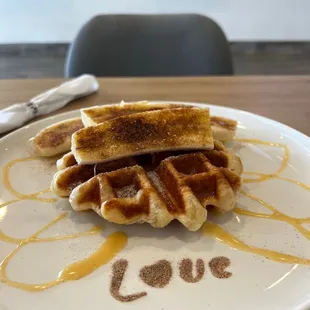 Cinnamon Sugar Croffle