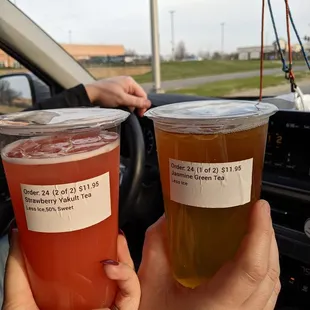 Strawberry Yakult Tea