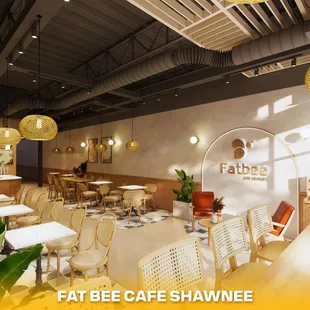 the interior of the restaurant