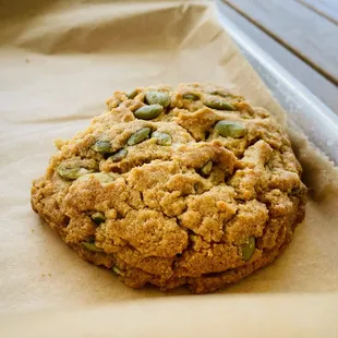 Pumpkin seed, Peanut Butter cookie