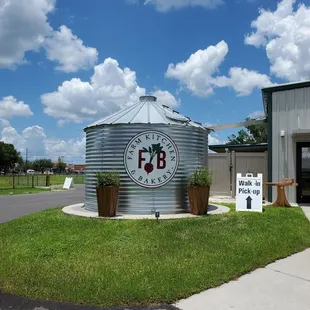 Outside entrance at Fat Beet Farm