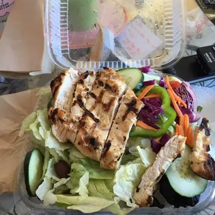 &quot;Greek&quot; salad that came with no dressing, feta, or red onion