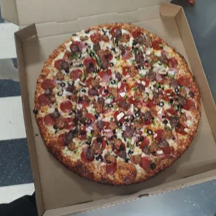 The Loaded pizza!!!