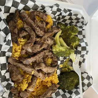 8 oz. Ribeye and Rice