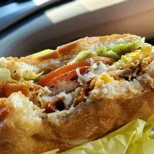 That's a Righteously delicious bacon and egg breakfast sandwich!