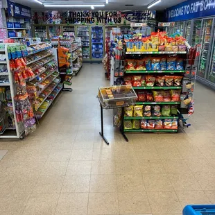 a grocery store with a variety of products