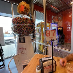 Massive gumball machine