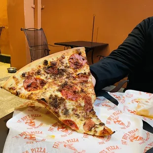 Slice of The Meat Pizza