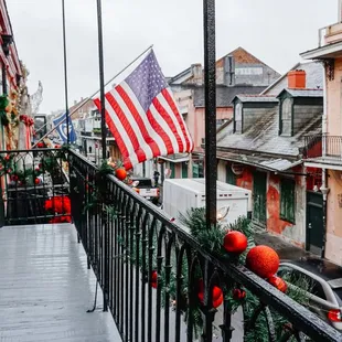 a balcony in new orleans