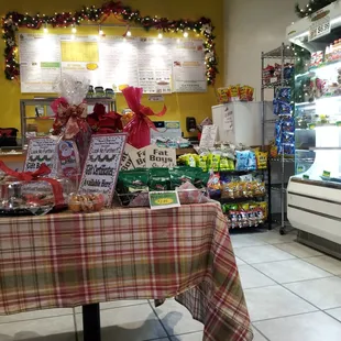 Fat Boys Cafe - order counter and menu board.