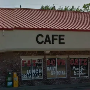 the outside of the building