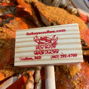 a crab on a stick