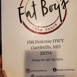 Fat Boys Crab Shack
