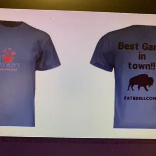 two t - shirts