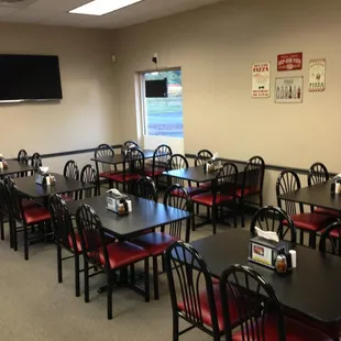 New tables and chairs