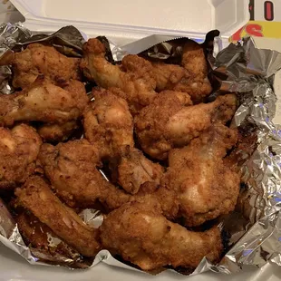 Garlic BBQ Wings? All flats?