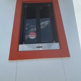 Drive thru window