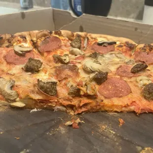 pizza, food